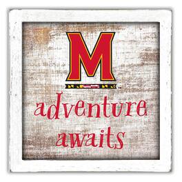 Fan Creations - Maryland Terrapins 14'' x 13'' Adventure Awaits Money Box - Multicolor