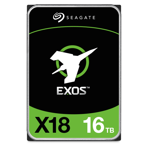 Seagate - ST16000NM004JSP Exos X18 16 TB Hard Drive - 3.5" Internal - SAS (12Gb/s SAS)
