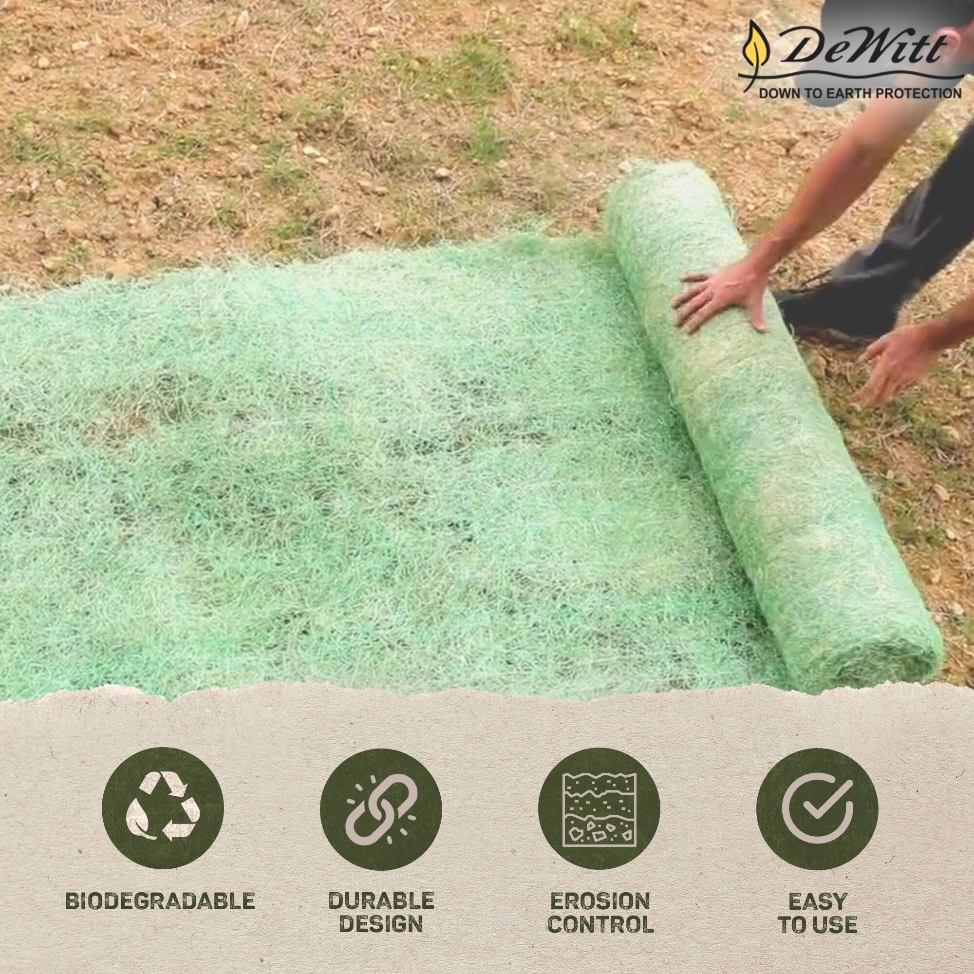 DeWitt  
DOWN TO EARTH PROTECTION  

BIODEGRADABLE  
DURABLE DESIGN  
EROSION CONTROL  
EASY TO USE