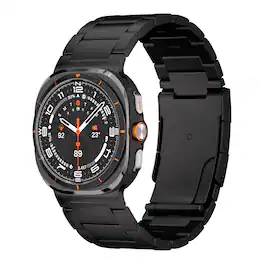 Ultra Supply Co - Titanium Band for Samsung Galaxy Watch Ultra 47mm - Black