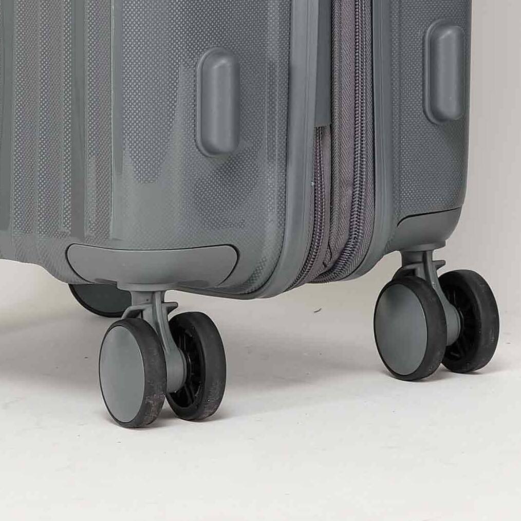 Alt View 1. LOVMOR - Lovmor 3-Piece PP Luggage Set 20/24/28"  Spinner - Light Gray.