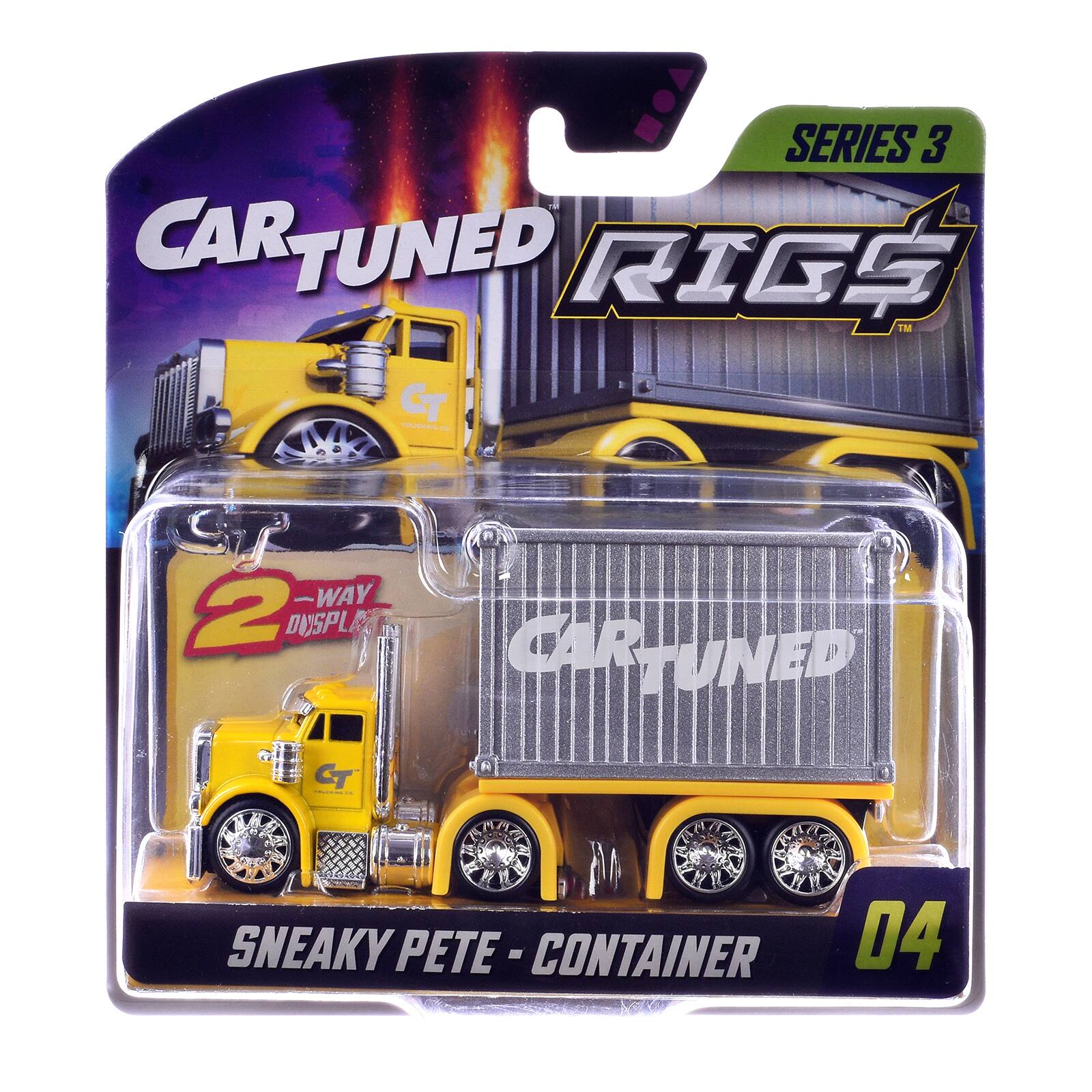 SERIES 3 CAR TUNED RIGS TM CT - - | WAY 2 DUSPL CAR TUNED CT NOE AHACA AL SNEAKY PETE PETE - CONTAINER - 04