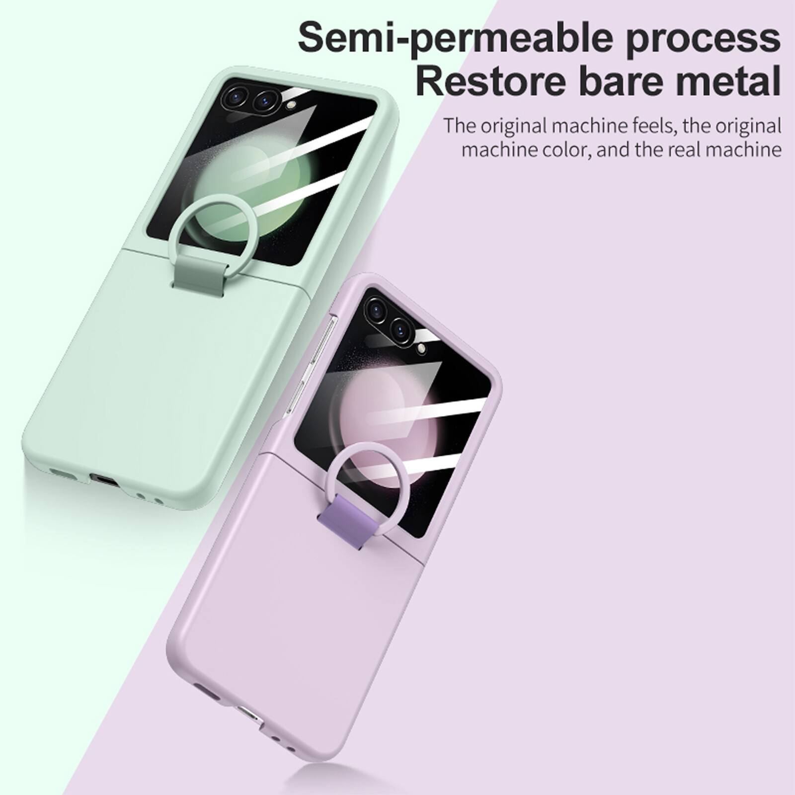 Semi-permeable process  
Restore bare metal  
The original machine feels, the original machine color, and the real machine