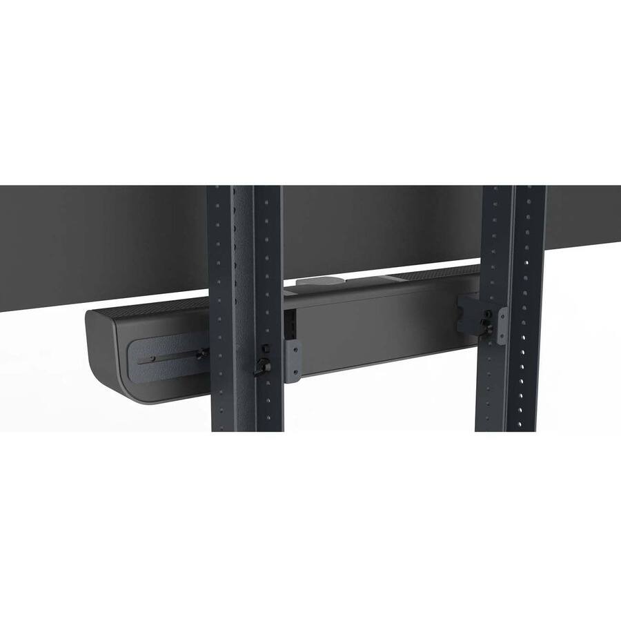 Alt View 5. Heckler Design - SOUNDBAR MOUNT FOR HECKLER AV CART - Black Gray.
