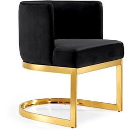 Meridian Furniture - Gianna Velvet Dining Chair - Black