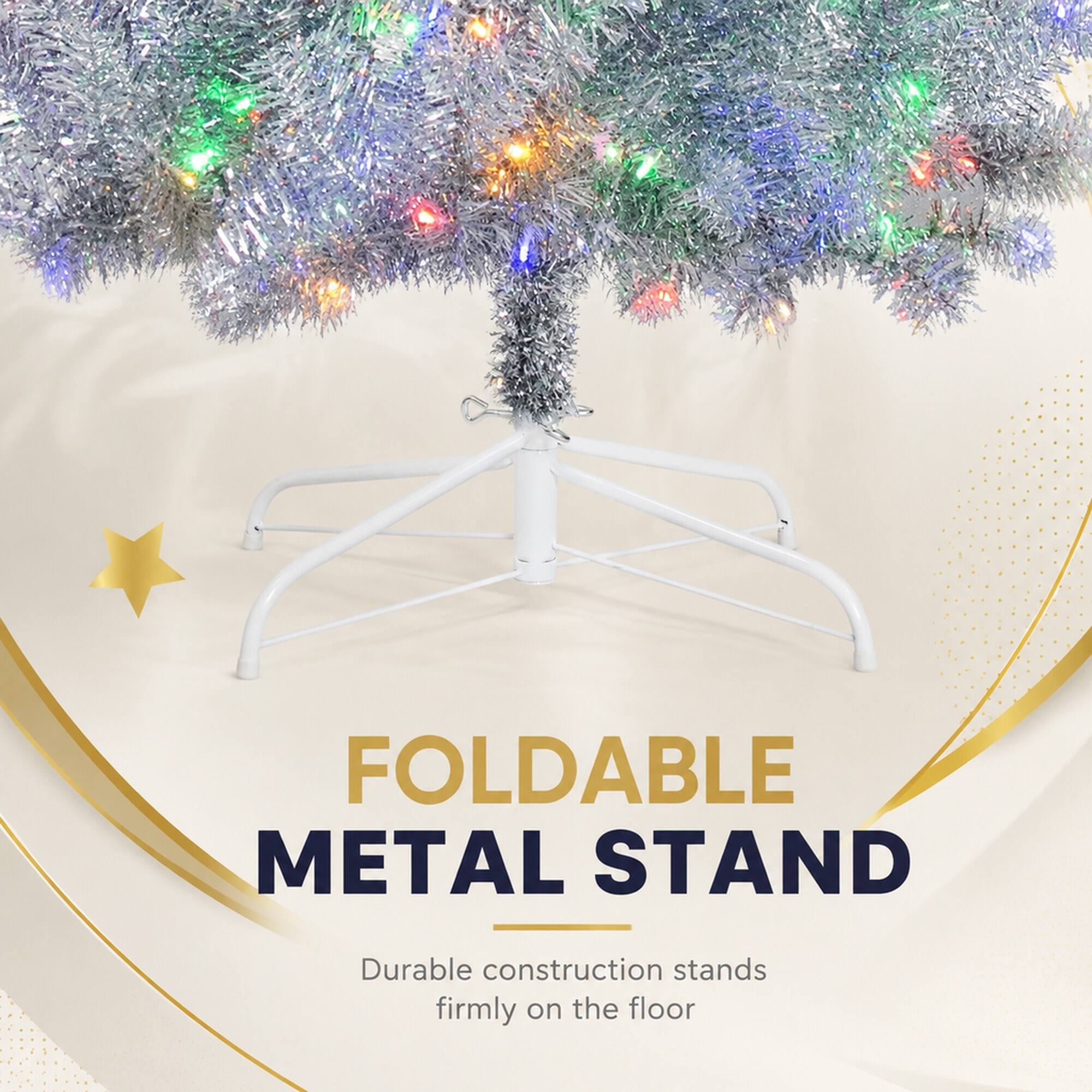 FOLDABLE METAL STAND  
Durable construction stands firmly on the floor
