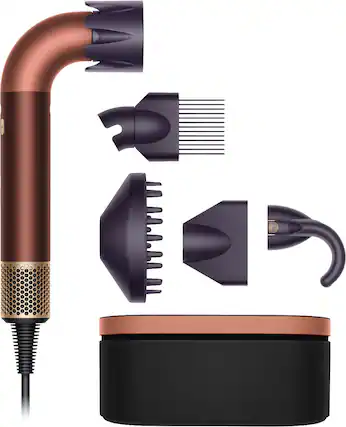 Front. Dyson - Limited Edition Supersonic R Hair Dryer - Plum / Copper.
