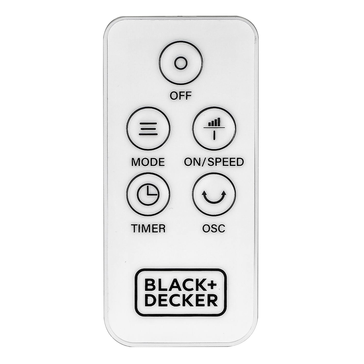 OFF  
MODE  
ON/SPEED  
TIMER  
OSC  
BLACK+DECKER