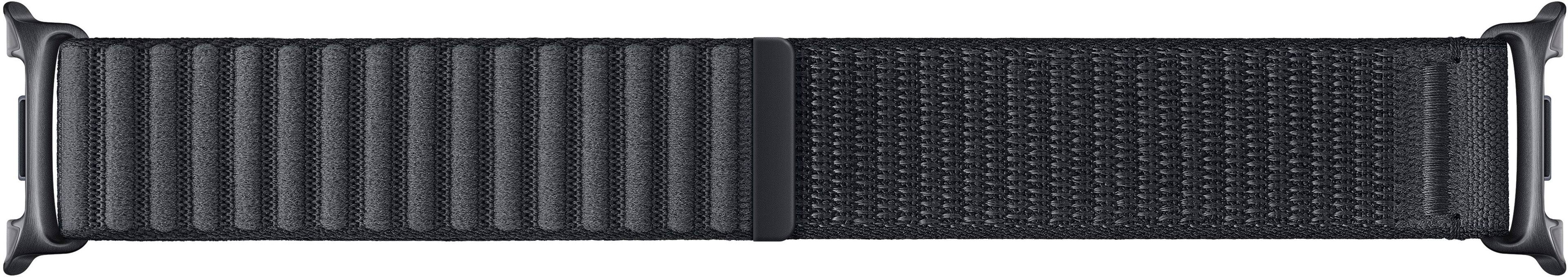 Alt View 11. Samsung - Fabric Band for Galaxy Watch8 and Galaxy Watch8 Classic M/L - Graphite.