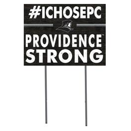 Jardine - Providence Friars 18'' x 24'' I Chose Lawn Sign - Black