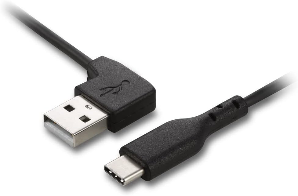 Left. Kensington - K65610WW USB-A to USB-C Charge & Sync Cable 5-Pack, 12.9in Short 90° USB-A for Charge & Sync Cabinets.
