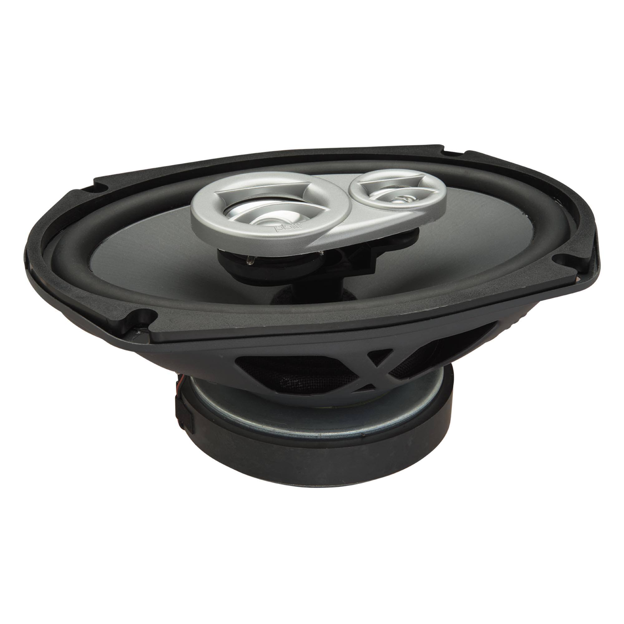 Alt View 3. Powerbass - PowerBass OE-693 - 6x9" 3-Way Speaker 2-Ohm - Pair - Black/Gray.