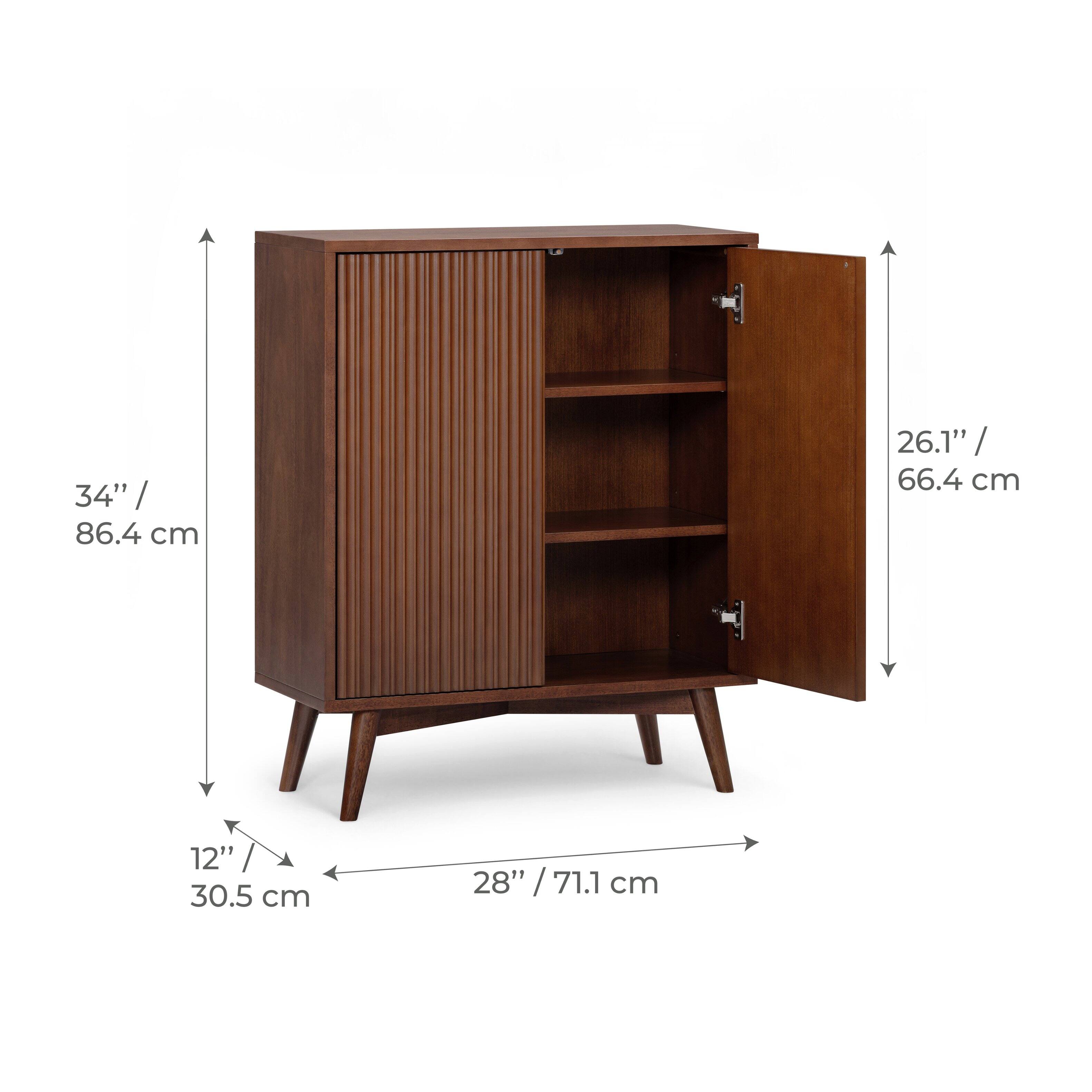 34" / 86.4 cm  
26.1" / 66.4 cm  
12" / 30.5 cm  
28" / 71.1 cm