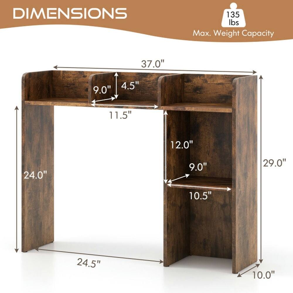 DIMENSIONS  
135 lbs Max. Weight Capacity  
37.0"  
4.5"  
9.0"  
11.5"  
12.0"  
24.0"  
9.0"  
29.0"  
10.5"  
24.5"  
10.0"