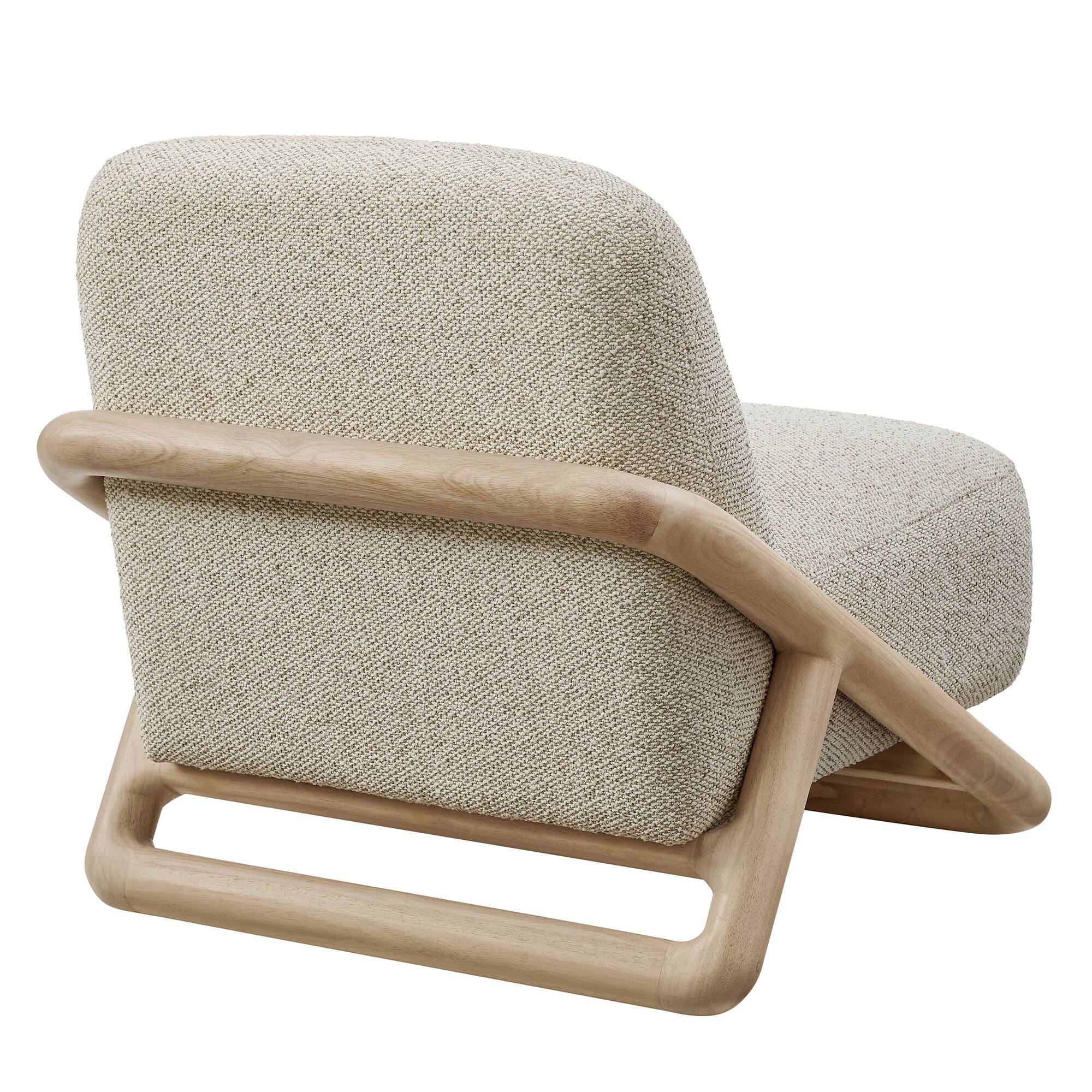 Alt View 3. Modway - Vander Textured Fabric Accent Chair by Modway - Oak Marble.