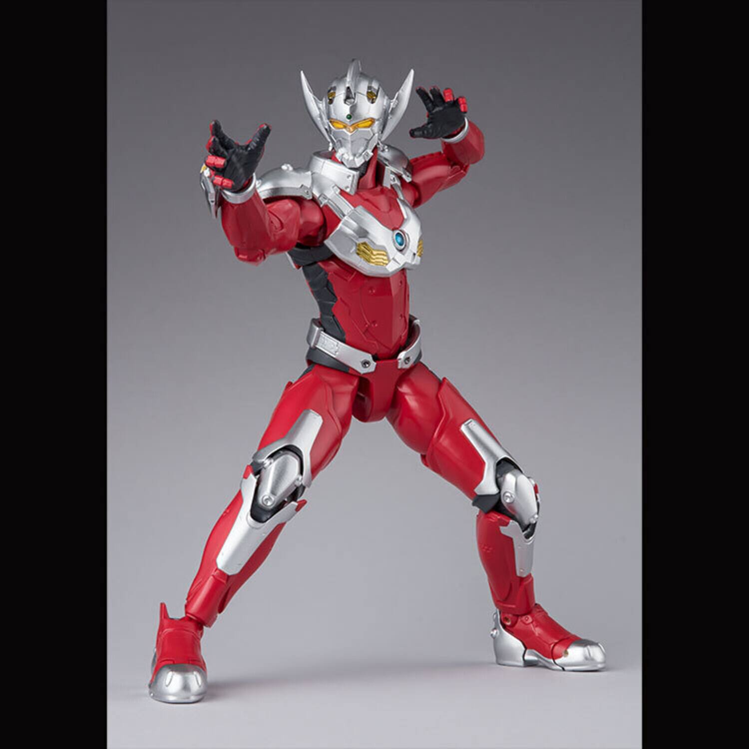 Alt View 3. Bandai - Tamashii Nations - Ultraman - S.H.Figuarts - Ultraman Suit Taro The Animation   - COLLECTIBLES - Multicolor.