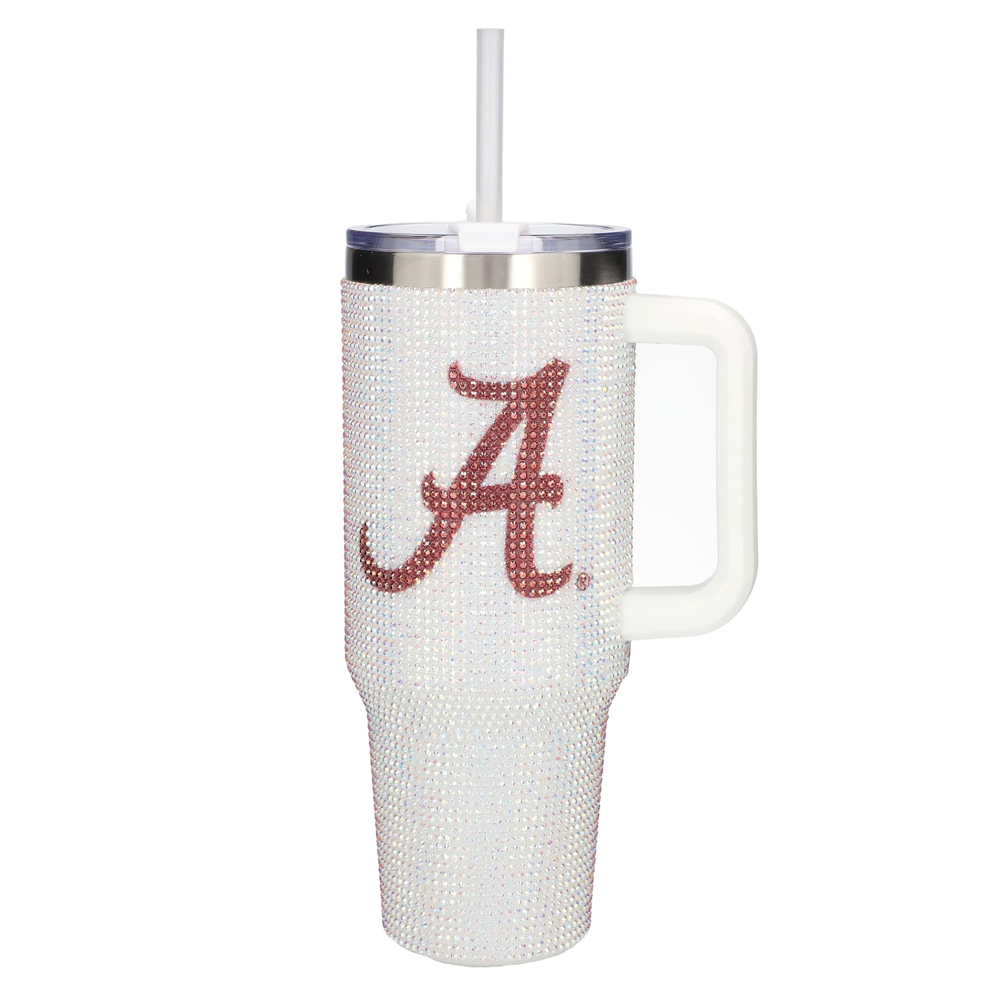Front. The Memory Company - Alabama Crimson Tide 40oz. Bling Colossal Tumbler - Multicolor.