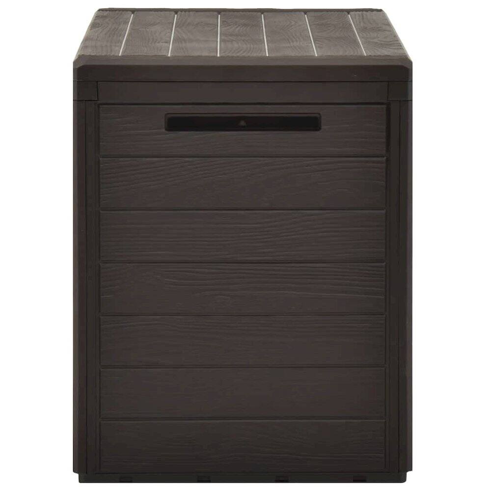 Left. vidaXL - Storage Box Polypropylene - Brown.
