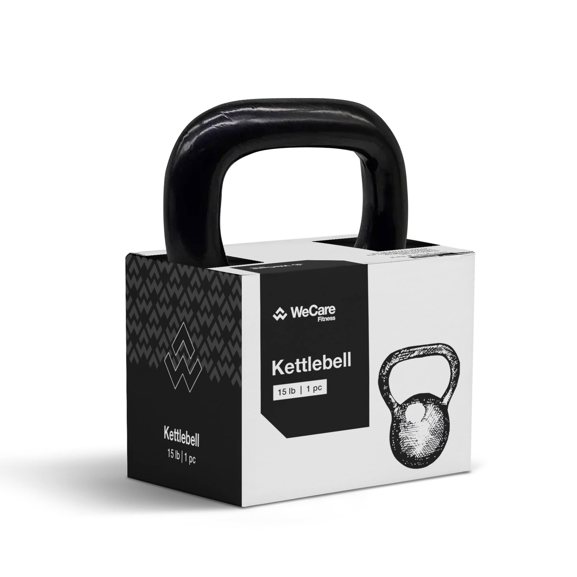 WeCare Fitness  
Kettlebell  
15 lb | 1 pc