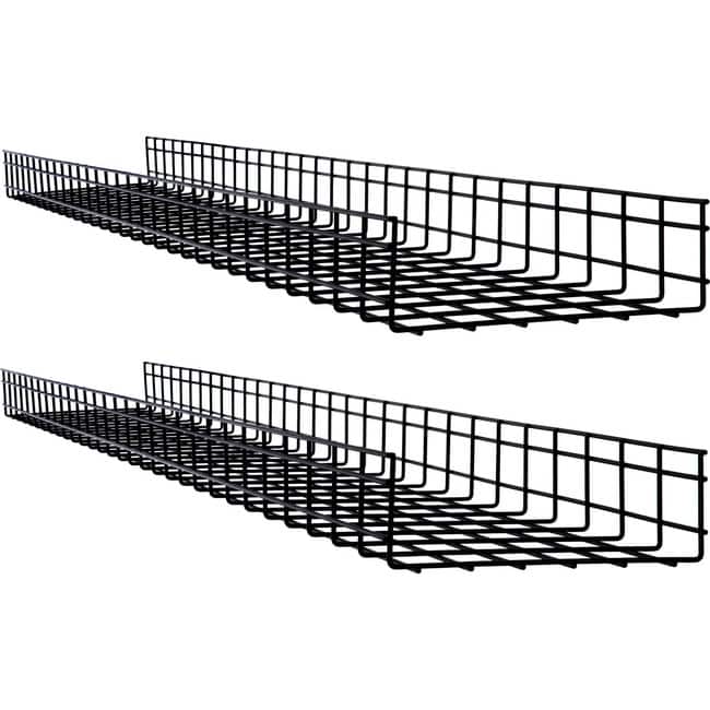 Tripp Lite - WIRE MESH CABLE TRAY 2 PACK 300 X 100 X 1500MM 12IN X 4IN X5FT - Black