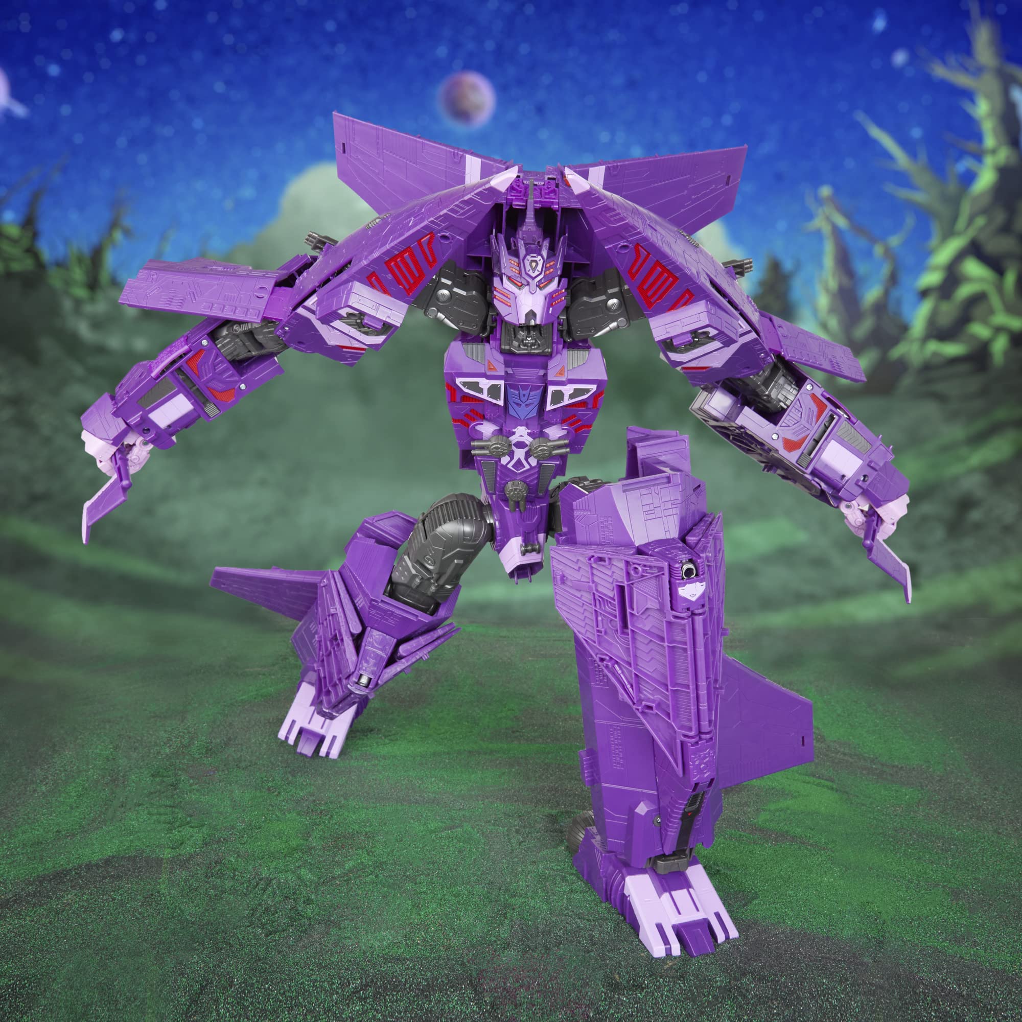 Alt View 5. Transformers - Transformers Toys Legacy Evolution Titan Decepticon Nemesis Action Figure, 23.5-inch, Adult Collectible for Ages 15 and.