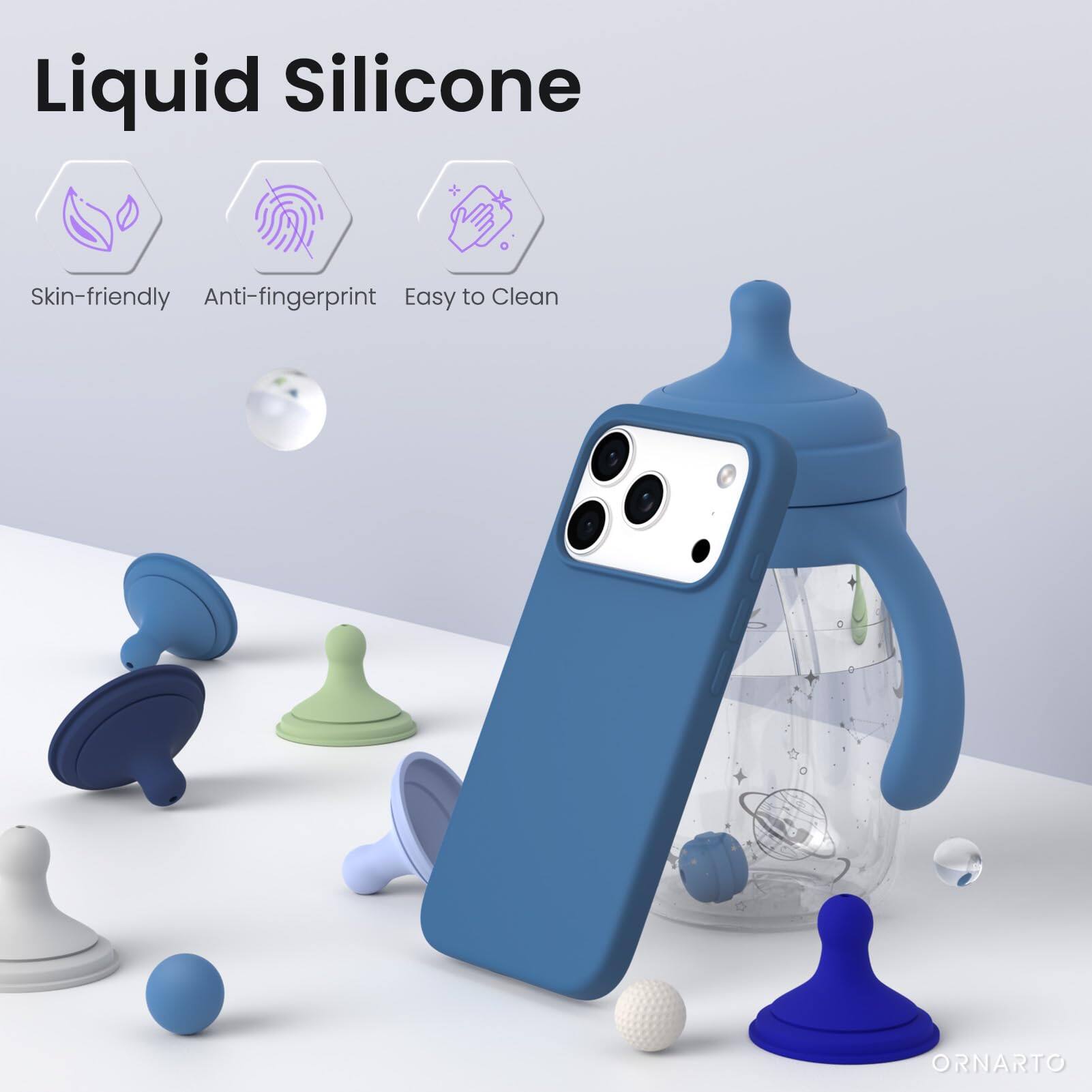 Liquid Silicone

Skin-friendly  
Anti-fingerprint  
Easy to Clean  

ORNARTO