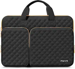mosiso - 13-13.3 inch Laptop Sleeve 360 Protective Laptop Case for MacBook Air Pro 13 14, HP Dell Acer ASUS Lenovo - Black