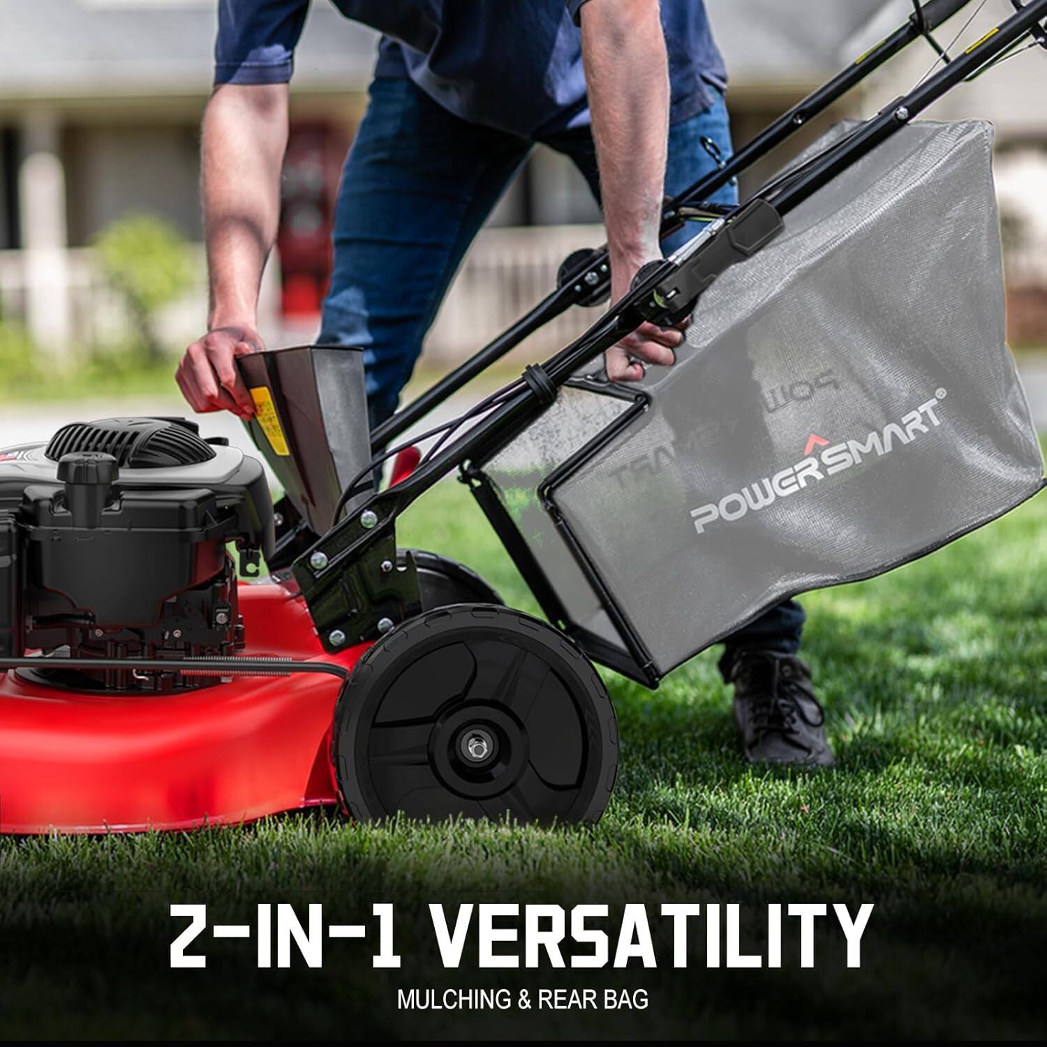 POWERSMART POWER 2-IN-1 VERSATILITY MULCHING & REAR BAG