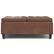 Alt View 12. Simpli Home - Harrison Large Square Coffee Table Storage Ottoman - Distressed Saddle Brown.