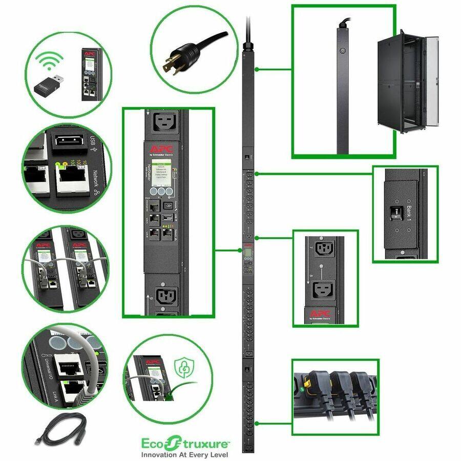 APC USB Network & MI I O Bank 0 Cam Universal OI LIRA a T 86666 & Eco EcoStruxure truxure Innovation At Every Level