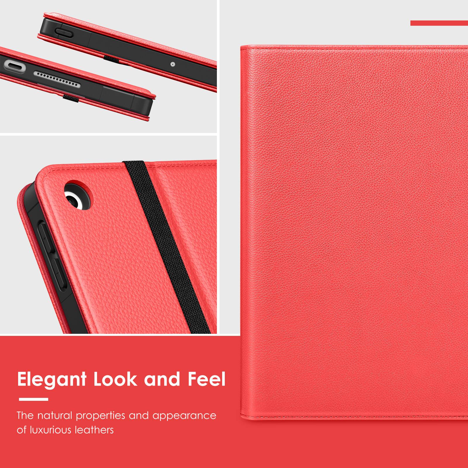 Elegant Look and Feel  
The natural properties and appearance of luxurious leathers