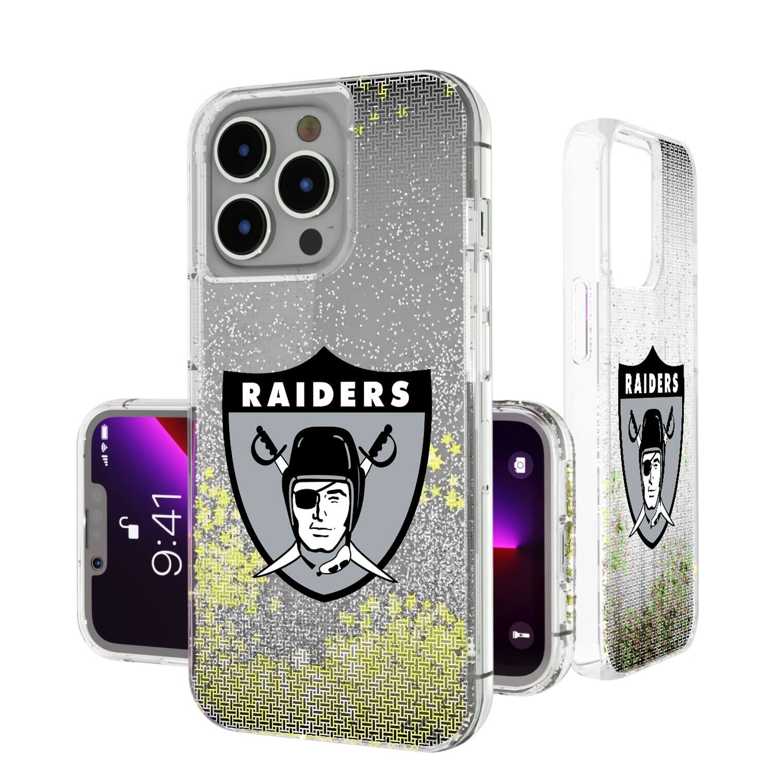Keyscaper - Oakland Raiders Linen Logo iPhone Glitter Case - 13 Pro - Multicolor price history on PriceWatchPro