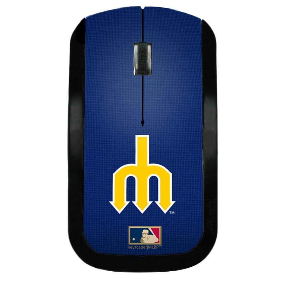 Photos - Mouse Solid Design Keyscaper - Seattle Mariners 1977-1980 Cooperstown  Wireless  - Wireless - Multicolor 3540866 