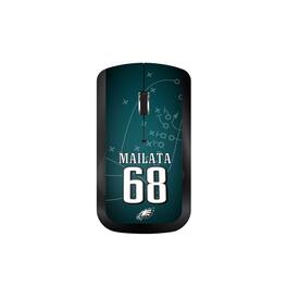 Keyscaper - Jordan Mailata Philadelphia Eagles Wireless Mouse - Wireless - Black