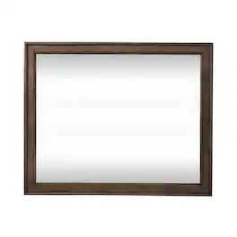 Liberty Furniture Industries - Landscape Mirror Traditional in Dusty Taupe - Multi