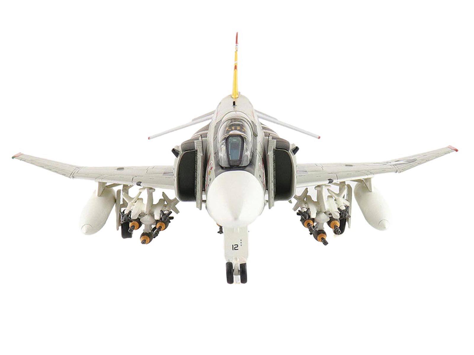 Left. Hobby Master - McDonnell Douglas F-4J Phantom II 153893 VMFA-312 Checkerboards 1976 US Marine Corps Air Power Series 1/72 - Multicolor.
