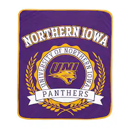 Pegasus - Northern Iowa Panthers 50" x 60" University Crest Ultra Soft Blanket - Multicolor