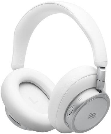 Alt View 1. JBL - Live 780NC Over Ear Noise Cancelling Wireless Headphones - White.