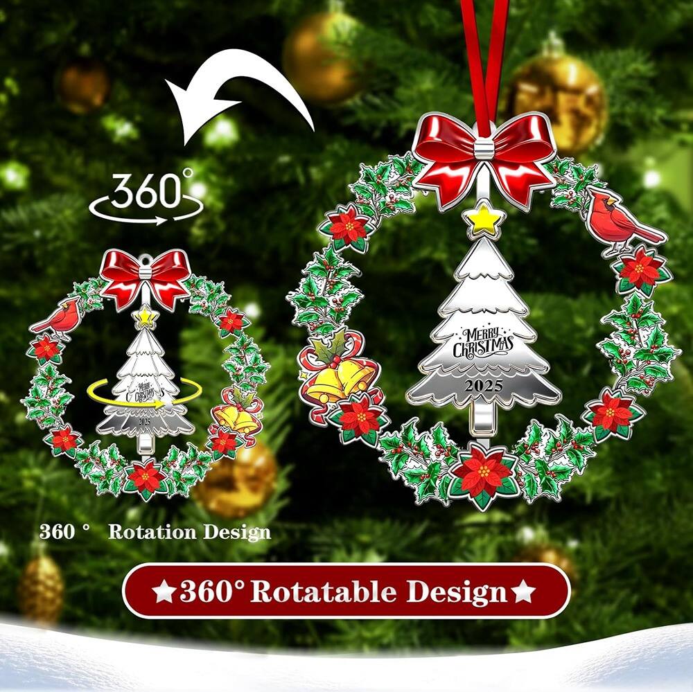 360° Merry Christmas 2025  
360° Rotation Design  
360° Rotatable Design