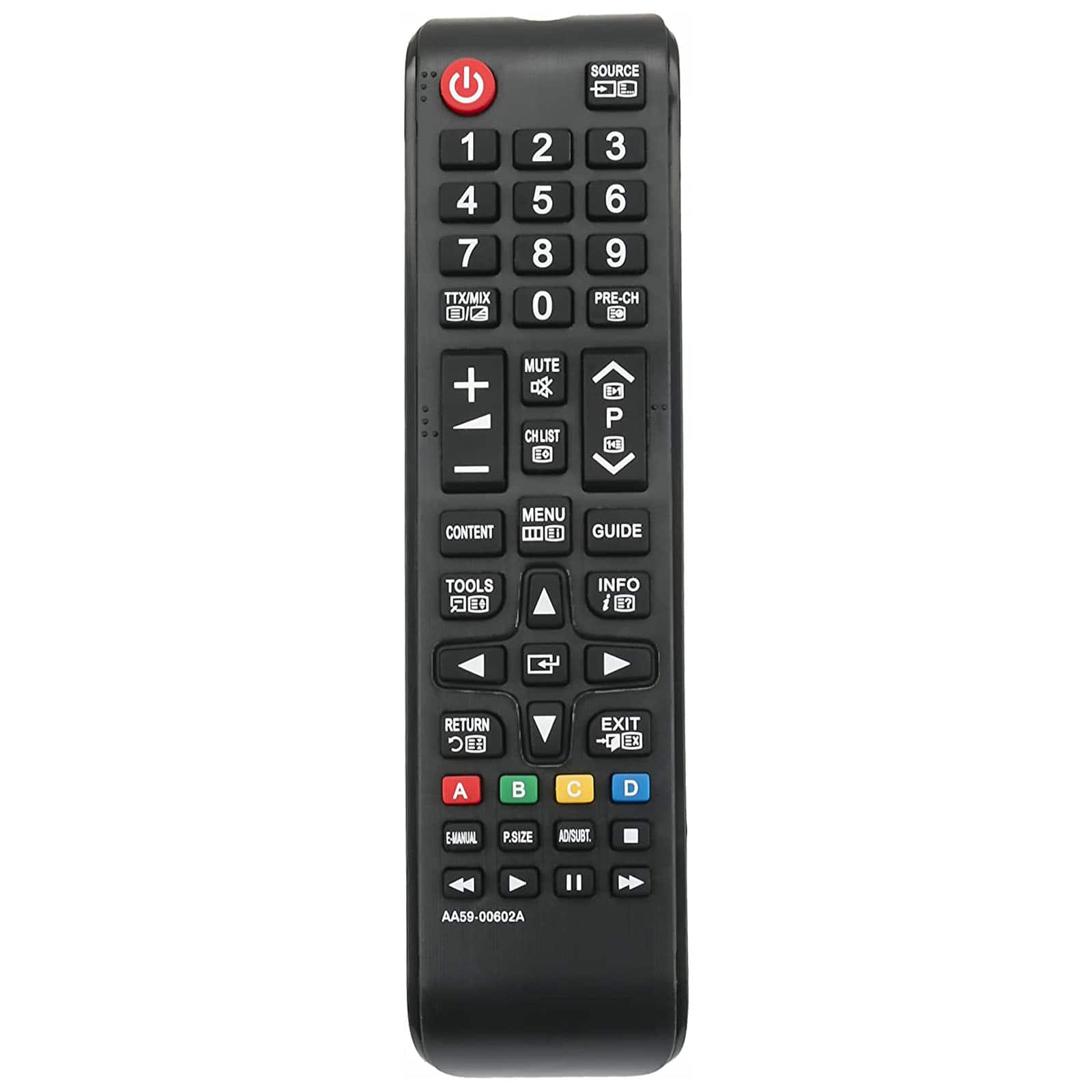 VINABTY - New AA59-00602A Replaced Remote Control Fits for Samsung TV UA32EH4003MXXY UA26EH4000M UA26EH4000MXXY UA32EH4000M - Black