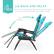 LIE BACK AND RELAX
Built with freely adjustable back and footrests so you can find and enjoy the perfect angle
160° Degrees