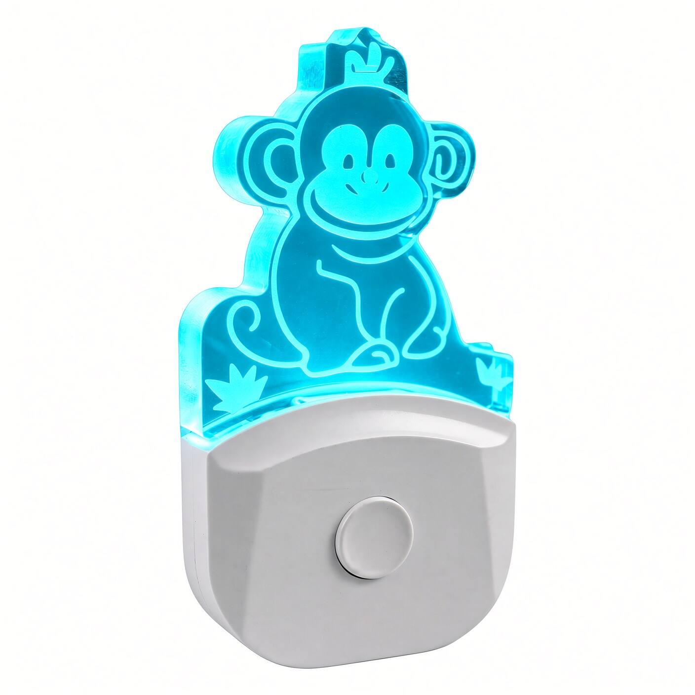 Alt View 4. MOBI - MOBI WallMate Plug-In Nightlight Safari Themed - Monkey.