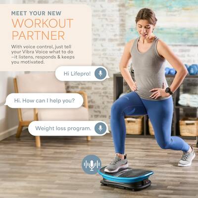 LifePro Vibration Plate Exercise Machine with Voice Control Whole Body Vibrating Plate Black LP-VBRAI-BLK - Best Buy LifePro Vibration Plate Exercise Machine with Voice Control Whole Body Vibrating Plate Black LP-VBRAI-BLK - Best Buy