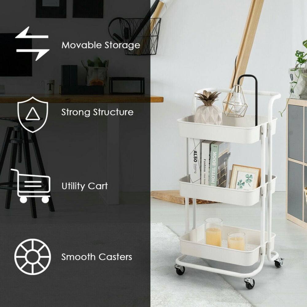 Movable Storage  
Strong Structure  
Utility Cart  
Smooth Casters