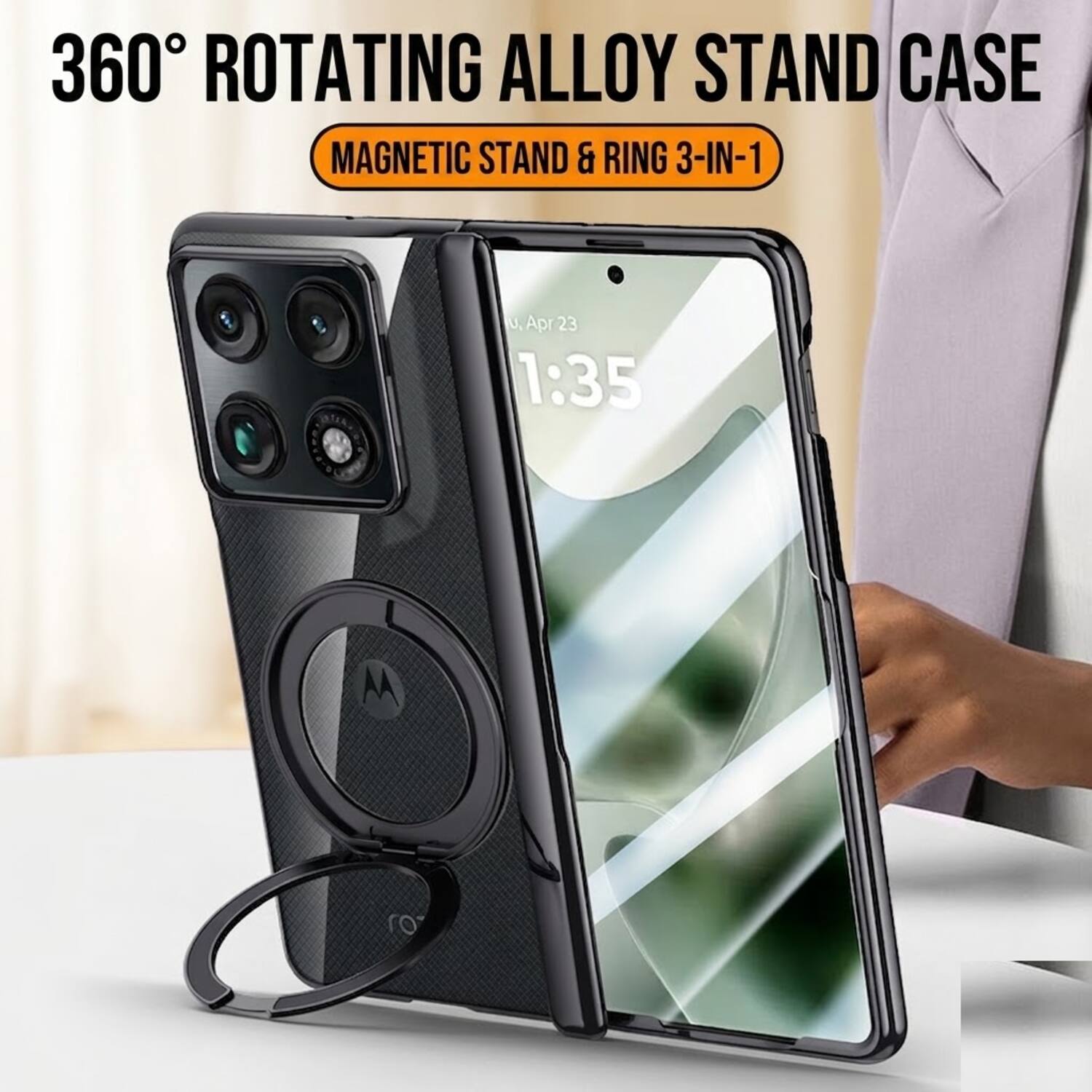 360° ROTATING ALLOY STAND CASE  
MAGNETIC STAND & RING 3-IN-1  
Apr 23 1:35