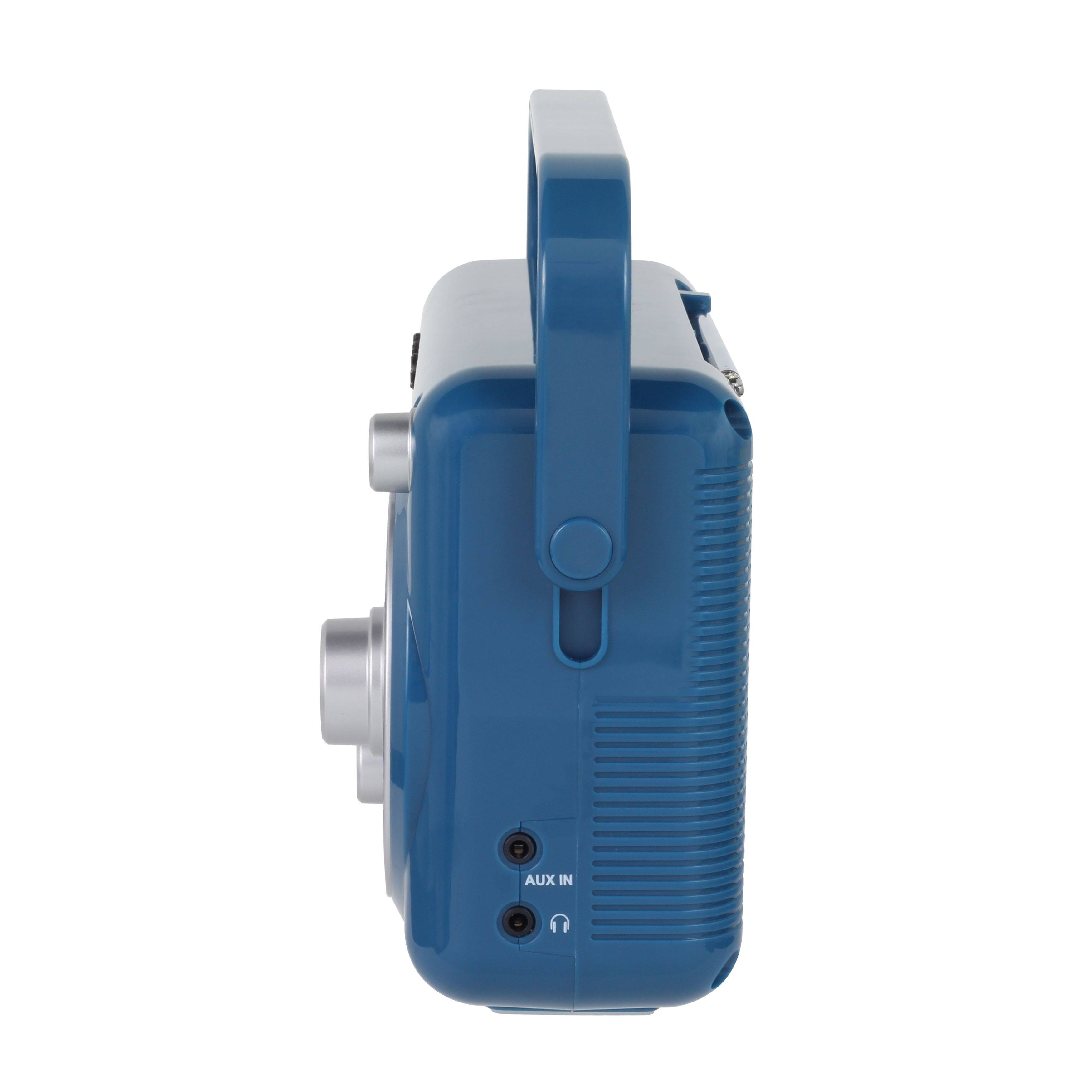 Back. Studebaker - Studebaker SB2002BL Portable AM/FM Radio - Blue - Blue.