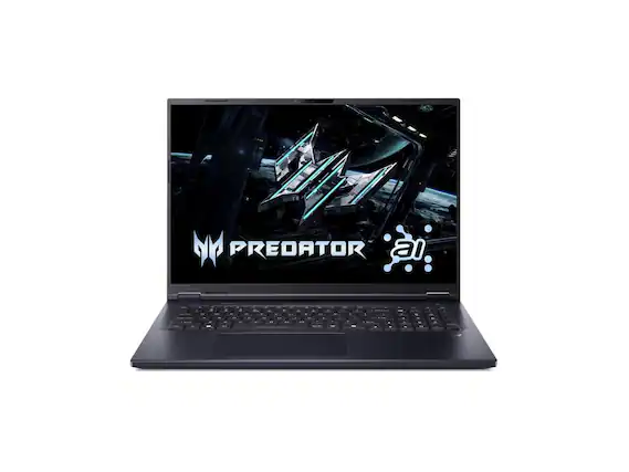 Front. Acer - Acer Predator Helios Neo 18 AI - 18" Intel Core Ultra 9 - RTX 5070 Ti - 16GB - 1TB SSD - 240Hz (PHN18-72-92Y3) - Black.