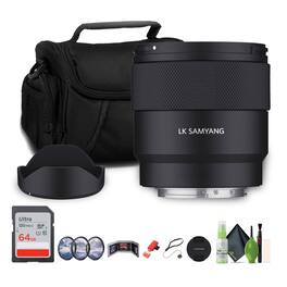 Samyang - AF 16mm f/2.8 P FE Lens (Sony E), 64GB ExtremePRO UHS-I SDXC Memory Card - Black