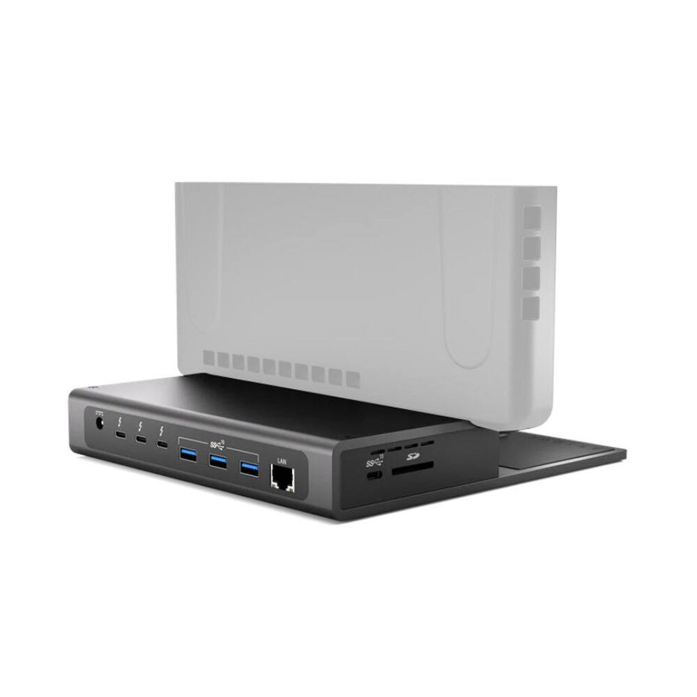 Front. Brydge - Brydge ProDock Duo Vertical Dual-Display Thunderbolt 4 Dock for MacBook.