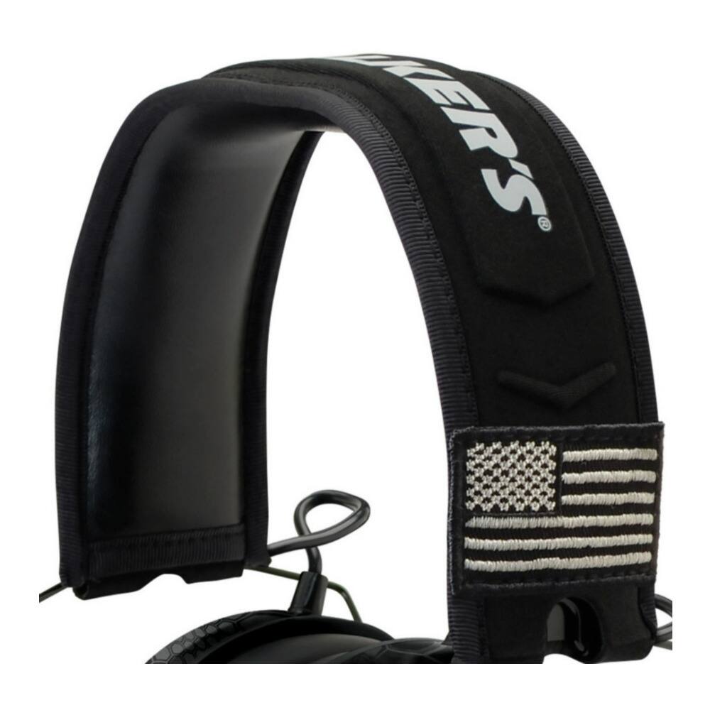 Back. Walkers - Walker's Razor Slim Electronic Shooting Muffs Patriot Series (Camo) (4-Pack) - Black.